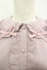 画像3: Chalmiere / フリルブラウス M ピンク I-26-05-06-015-AX-BL-SA-ZI (3)