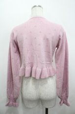 画像2: Chalmiere / いちご刺繍ニットボレロ M ピンク I-26-05-06-016-AX-TO-SA-ZI (2)