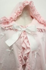 画像3: majoretty / フード半袖カーディガン 3L ピンク I-26-05-06-021-LO-TO-SA-ZI (3)