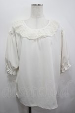 画像1: m petit by misako / レース襟プルオーバー 4L アイボリー I-26-05-06-022-LO-TO-SA-ZI (1)