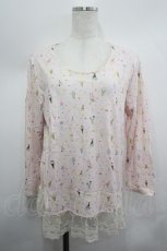 画像1: Franche Lippee / アイス総柄カットソー FL5 ピンク I-26-05-06-024-LO-TO-SA-ZI (1)