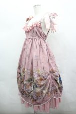 画像4: ALICE and the PIRATES / Victorian tear bottle柄ジャンパースカートII  ピンク I-26-05-08-028-PA-OP-SA-ZI (4)