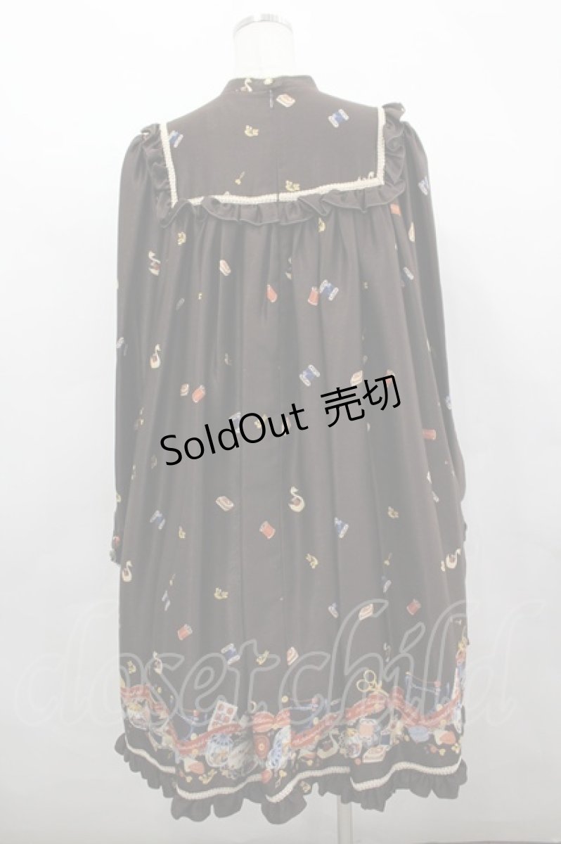 画像4: metamorphose / sewing boxAラインワンピース  ブラウン I-26-05-08-033-ME-OP-TE-ZI (4)