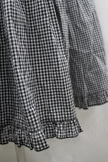 画像3: Physical Drop / ギンガムチェックロングスカート  黒Ｘ白 I-26-05-08-062-LO-SK-SA-ZI (3)