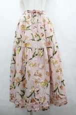 画像1: PINK HOUSE / チューリップうさぎプリントスカート  ピンク I-26-05-08-069-LO-SK-SA-ZI (1)