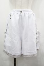 画像1: ililil / サイバーリフレクターショートパンツ  白 I-26-05-08-074-PU-PA-SA-ZI (1)