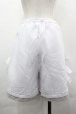 画像2: ililil / サイバーリフレクターショートパンツ  白 I-26-05-08-074-PU-PA-SA-ZI (2)