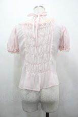 画像2: Angelic Pretty / ピュアシフォンブラウス  ピンク I-26-05-08-079-AP-BL-SA-ZI (2)