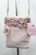 画像2: m petit by misako / AM*リボンショルダー  中桃 I-26-05-08-090-LO-BG-SA-ZI (2)