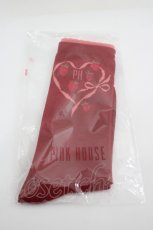 画像1: PINK HOUSE / 苺リースモチーフソックス  赤 I-26-05-08-142-LO-ZA-SA-ZI (1)