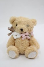 画像1: PINK HOUSE / 桜Teddyぬいぐるみコサージュ  ブラウン I-26-05-08-147-LO-ZA-SA-ZI (1)