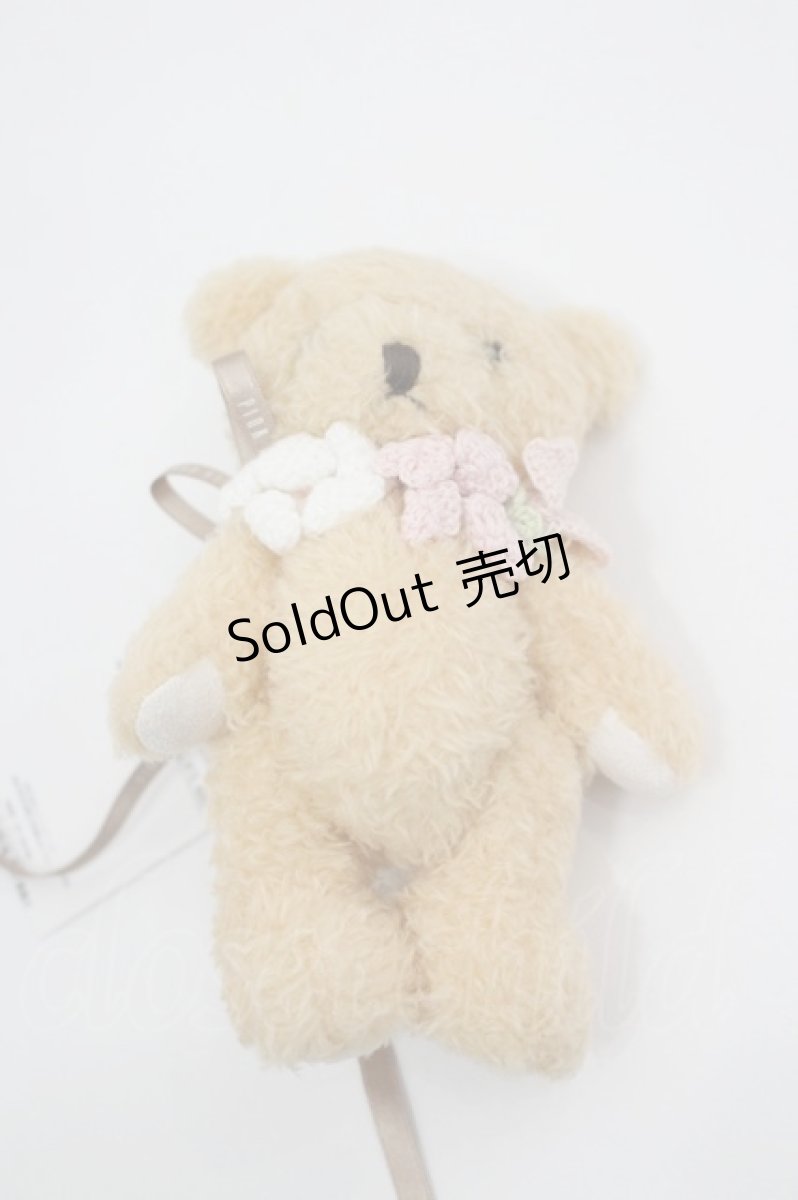 画像3: PINK HOUSE / 桜Teddyぬいぐるみコサージュ  ブラウン I-26-05-08-147-LO-ZA-SA-ZI (3)