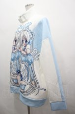 画像2: REFLEM / REFLEM X YUIプリント切替ジャージ  白Ｘサックス I-26-05-08-023-PU-TO-SA-ZI (2)