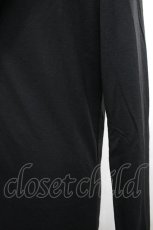 画像3: BPN FOR MEN / ストール風デザインカーディガン  黒 I-26-05-10-037-GO-TO-SA-ZI (3)