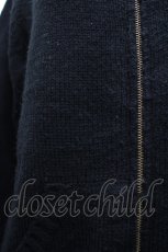 画像3: BPN FOR MEN / ファーフードニットカーディガン  黒 I-26-05-10-039-GO-TO-SA-ZI (3)