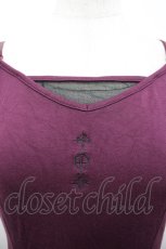 画像3: Ozz Croce / 裾しぼりキャミソール  パープル I-26-05-10-048-OO-TO-SA-ZI (3)