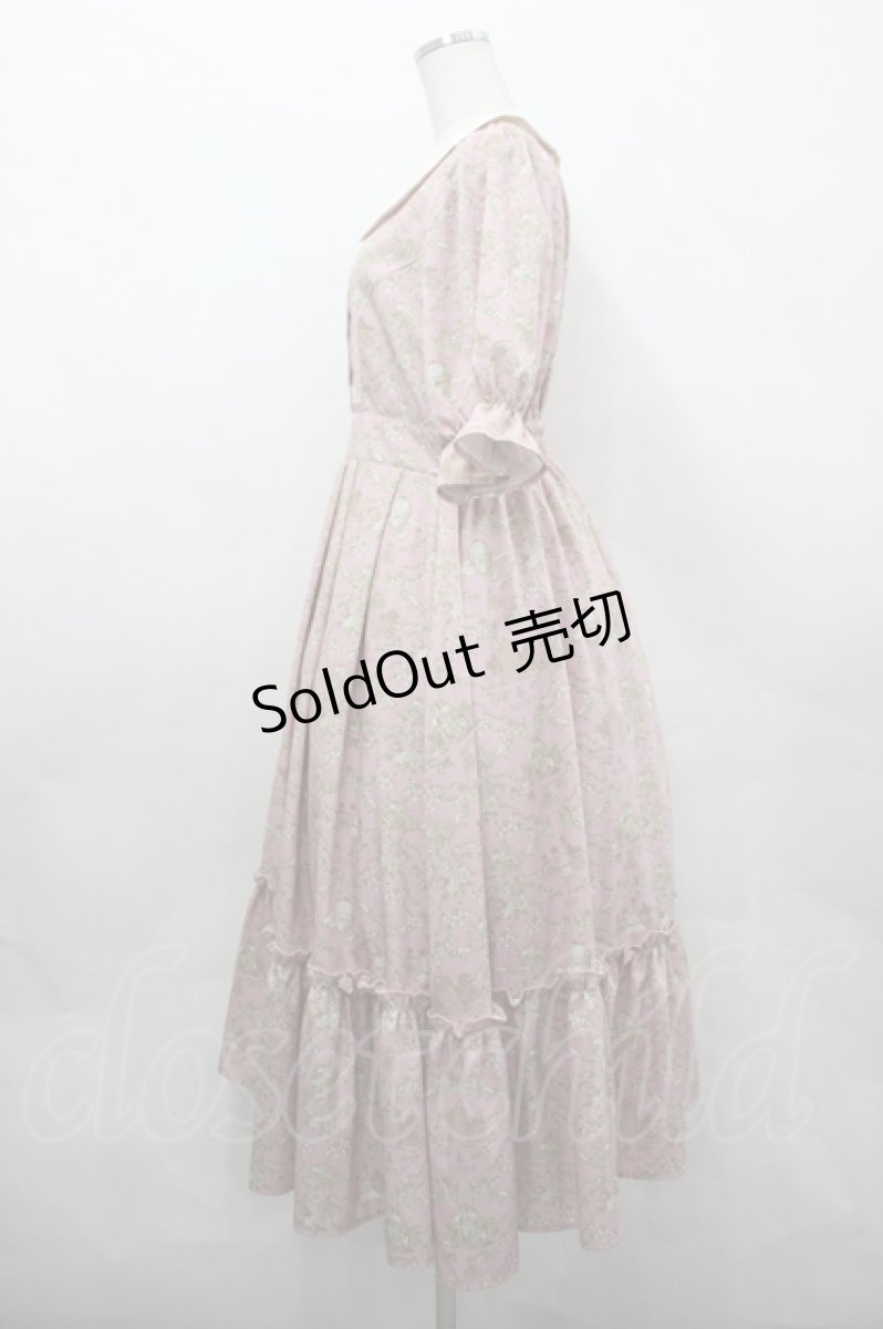 画像2: m petit by misako / NINA’Sコラボトワルドジュイワンピース L ピンク I-26-05-10-077-LO-OP-SA-ZI (2)