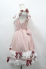 画像2: Hoshibako Works / ミシェルコテージュ アンジュローズジャンパースカート  コーラルピンク I-26-05-10-079-LO-OP-TE-ZI (2)