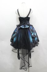 画像3: Star Fantasy / Butterfly Effect 水晶蝶ジャンパースカート  黒 I-26-05-10-081-LO-OP-SA-ZI (3)