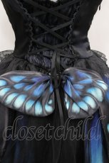 画像5: Star Fantasy / Butterfly Effect 水晶蝶ジャンパースカート  黒 I-26-05-10-081-LO-OP-SA-ZI (5)