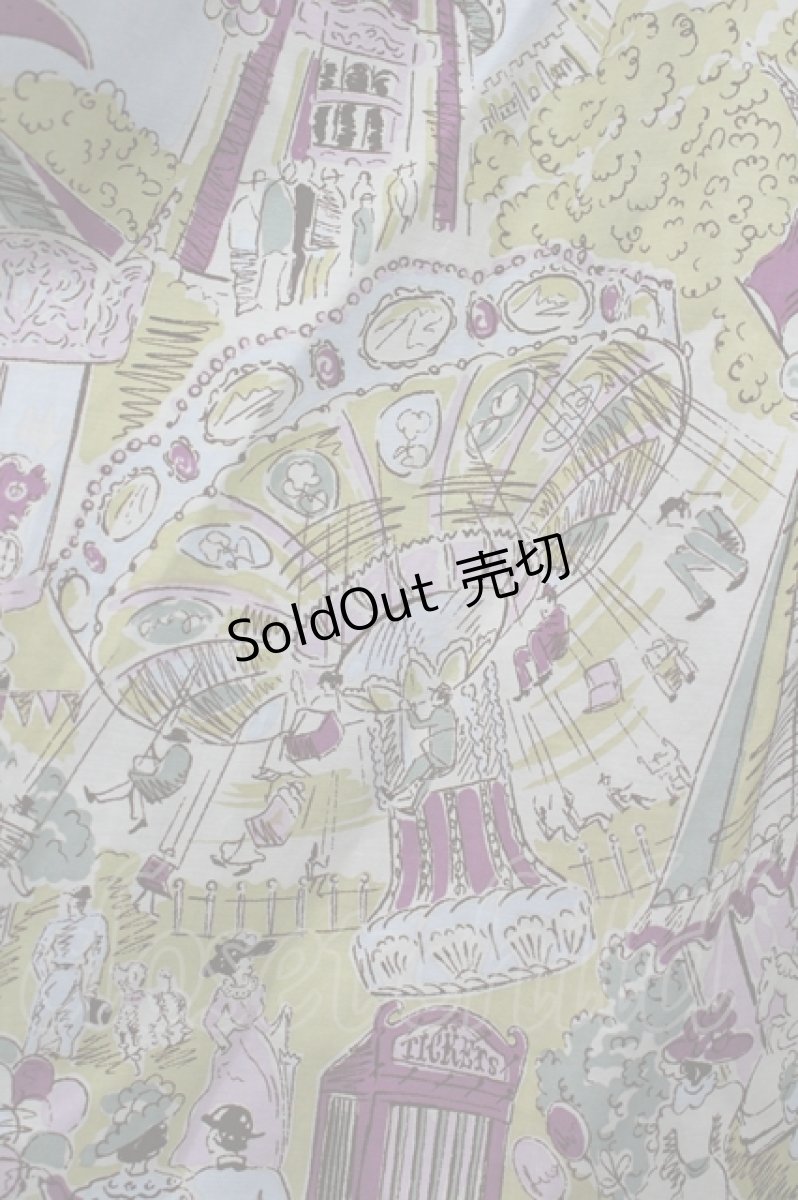 画像5: Jane Marple / La fete foraineラウンドカラードレス  サックス I-26-05-10-089-JM-OP-TE-ZI (5)