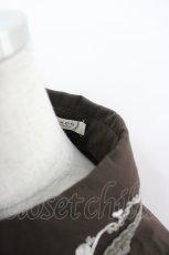 画像3: axes femme / ハートリボン刺繍ブラウス  ブラウン I-26-05-10-011-AX-BL-SA-ZI (3)