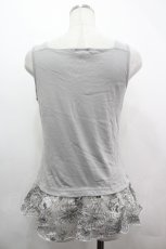 画像2: axes femme / 裾オパールタンクトップ  グレー I-26-05-10-012-AX-TO-SA-ZI (2)