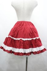 画像2: PUTUMAYO / ハート&フラワーレーススカート  赤ｘ白 I-26-05-10-120-PT-SK-SA-ZI (2)