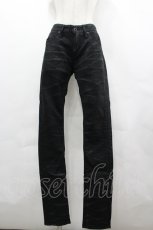 画像1: CIVARIZE / Omen箔加工タイトカラースキニーパンツ 44 黒 I-26-05-10-131-PU-PA-SA-ZI (1)