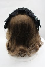 画像3: Chalmiere / タータンチェックヘッドドレス  グリーン I-26-05-10-138-AX-AC-TE-ZI (3)
