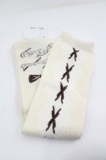 画像1: Angelic Pretty / Trio Ribbonオーバーニー  アイボリー I-26-05-10-150-AP-ZA-SA-ZI (1)