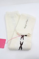 画像2: Angelic Pretty / Trio Ribbonオーバーニー  アイボリー I-26-05-10-150-AP-ZA-SA-ZI (2)