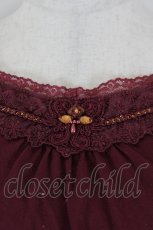 画像3: axes femme / 袖モチーフ付きインナーPO L ボルドー I-26-05-12-038-AX-TO-SA-ZI (3)