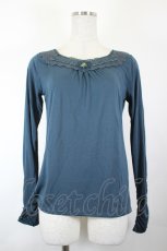 画像1: axes femme / 袖モチーフ付きインナーPO M グリーン I-26-05-12-039-AX-TO-SA-ZI (1)
