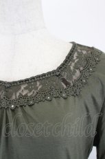 画像3: axes femme / 折り返し2WAYインナープルオーバー L カーキ I-26-05-12-042-AX-TO-SA-ZI (3)