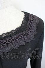 画像3: axes femme / ボタン付きインナープルオーバー L 黒 I-26-05-12-043-AX-TO-SA-ZI (3)