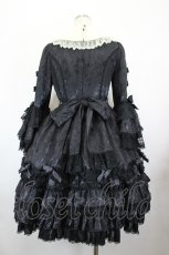 画像2: Angelic Pretty / バラのお嬢様Dress  黒 I-26-05-12-050-AP-OP-SA-ZI (2)