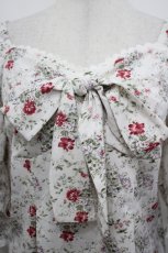 画像3: axes femme POETIQUE / ビスチェ風花柄ブラウス  オフ I-26-05-12-007-AX-BL-TE-ZI (3)
