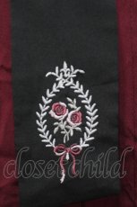 画像4: axes femme / 刺繍ネクタイセットブラウス F ワイン I-26-05-12-002-AX-BL-TE-ZI (4)