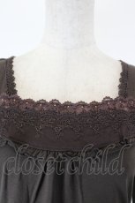画像3: axes femme / 胸レースデザインインナー M ブラウン I-26-05-12-024-AX-TO-SA-ZI (3)