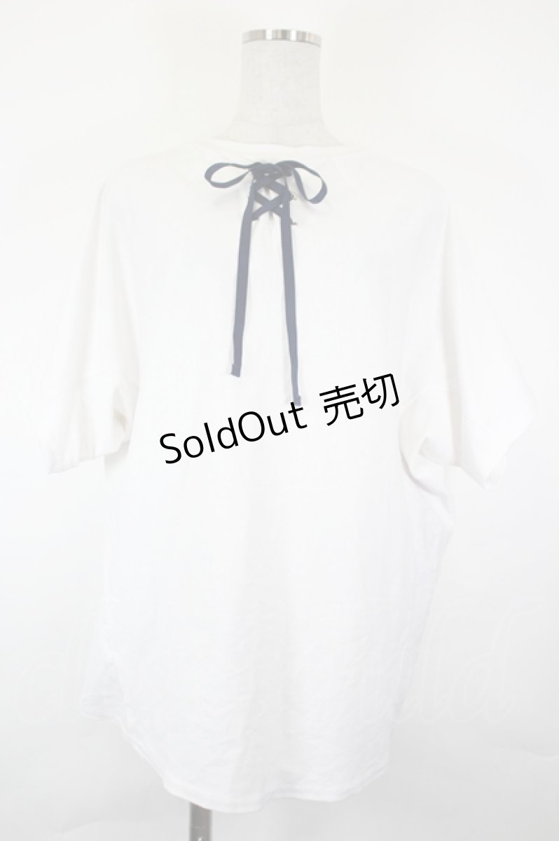 画像1: axes femme / 吸水速乾プリントドルマンTシャツ F 白 I-26-05-12-026-AX-TS-TE-ZI (1)