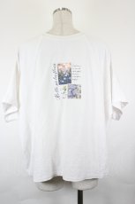 画像2: axes femme / 吸水速乾プリントドルマンTシャツ F 白 I-26-05-12-026-AX-TS-TE-ZI (2)