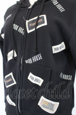 画像3: PINK HOUSE / ロゴパッチスウェットパーカー  黒 I-26-05-14-031-LO-TO-SA-ZI (3)
