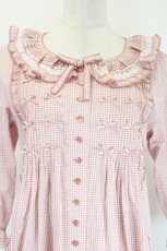 画像3: PINK HOUSE / ミニリボンいっぱいレース使いブラウス  ピンクＸ白 I-26-05-14-005-LO-BL-SA-ZI (3)