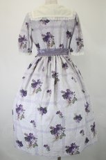 画像3: Melody BasKet / Violet laceスクエアカラーワンピース M バイオレット I-26-05-14-058-LO-OP-SA-ZI (3)