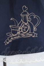 画像3: Amavel / ティーセット刺繍スカート  ネイビーＸ白 I-26-05-14-100-CA-SK-SA-ZI (3)