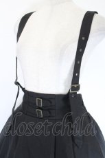 画像3: axes femme / ベルト風サス付スカート  黒 I-26-05-14-101-AX-SK-TE-ZI (3)
