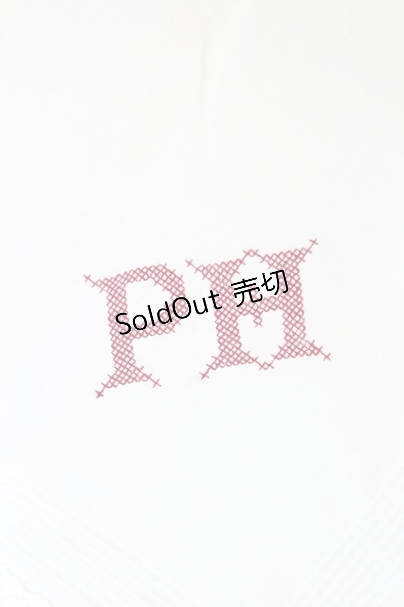 画像3: PINK HOUSE / PHロゴ刺繍入りローンストール  白 I-26-05-14-117-LO-ZA-SA-ZI (3)