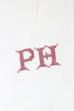 画像3: PINK HOUSE / PHロゴ刺繍入りローンストール  白 I-26-05-14-117-LO-ZA-SA-ZI (3)