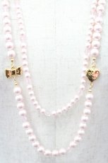 画像2: Angelic Pretty / Twinパールネックレス  ピンクＸゴールド I-26-05-14-121-AP-AC-SA-ZI (2)